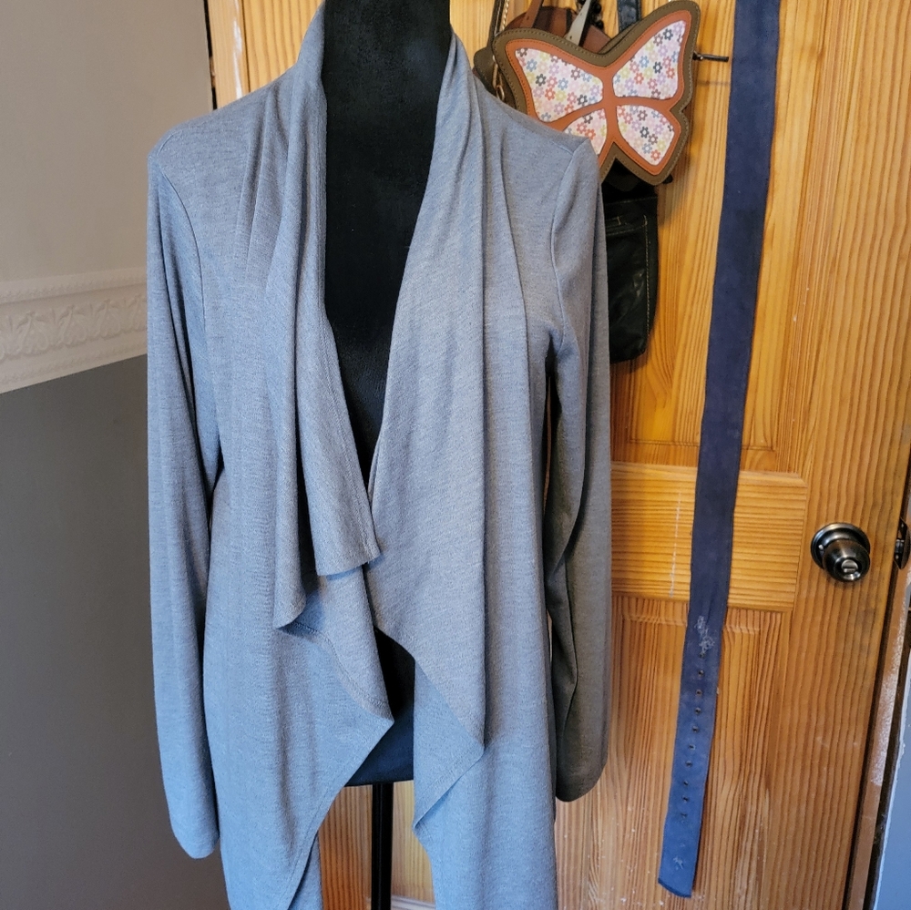 XL Gray Cardigan